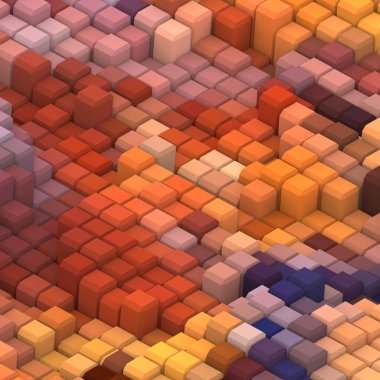 3 boyutlu illüstrasyon. Web modern fon. Renkli desen. Soyut geometrik şekiller. arkaplan.