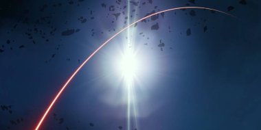 parlaklık ile renkli soyut gökyüzü arka plan