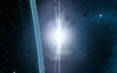 parlaklık ile renkli soyut gökyüzü arka plan