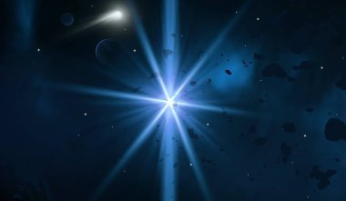 parlaklık ile renkli soyut gökyüzü arka plan