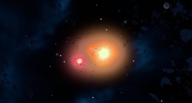 Soyut alan koyu arka plan  