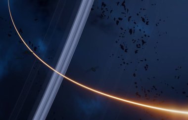 Soyut alan koyu arka plan  