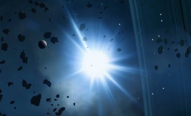 parlaklık ile renkli soyut gökyüzü arka plan