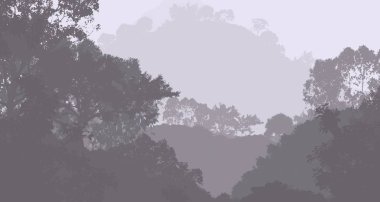 pus ağaçları ile soyut arka plan