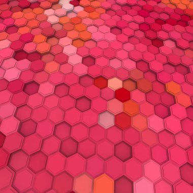 3 boyutlu illüstrasyon. Web modern fon. Renkli desen. Soyut geometrik şekiller. arkaplan.