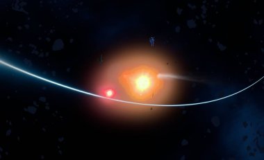 parlaklık ile renkli soyut gökyüzü arka plan