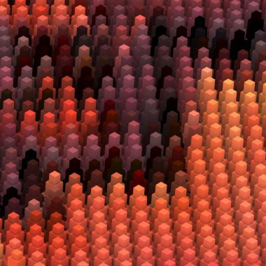 3 boyutlu illüstrasyon. Web modern fon. Renkli desen. Soyut geometrik şekiller. arkaplan.