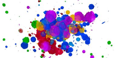 damla ile soyut renkli arka plan