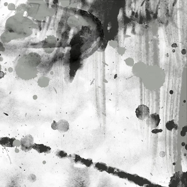 Grunge Abstrakt Akvarell Stroke Och Måla Penslar Mönster — Stockfoto