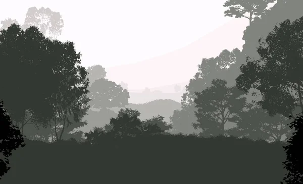 Abstracte Achtergrond Met Bomen Haze — Stockfoto