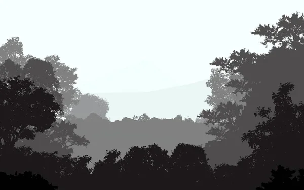 ヘイズの木を持つ抽象的な背景 — ストック写真