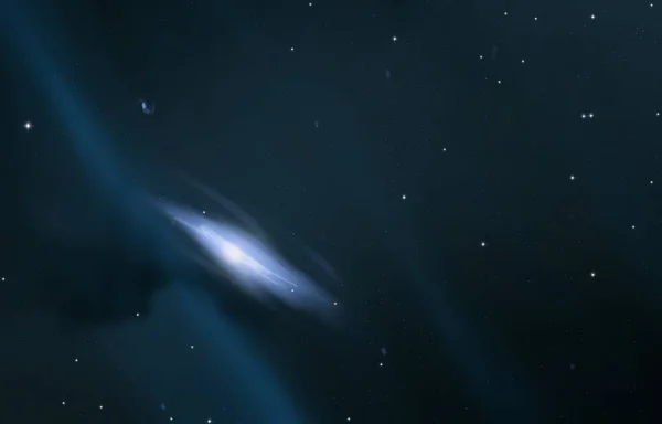 Universo Pieno Stelle Gas Cosmo Molto Lontano Illustrazione — Foto Stock