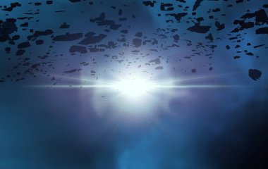 Soyut alan koyu arka plan  