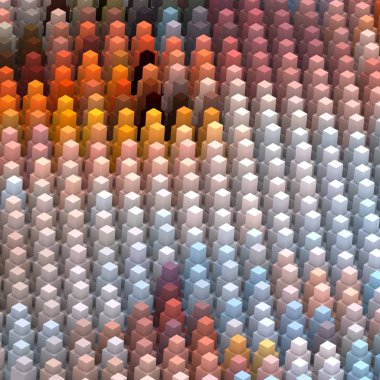 3 boyutlu illüstrasyon. Web modern fon. Renkli desen. Soyut geometrik şekiller. arkaplan.