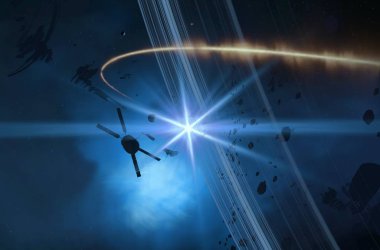 Soyut alan koyu arka plan  