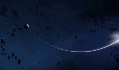 parlaklık ile renkli soyut gökyüzü arka plan