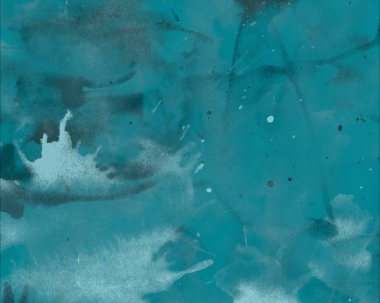 grunge soyut suluboya darbeleri ve boya fırçaları deseni