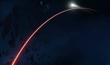 Soyut alan koyu arka plan  