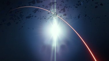 parlaklık ile renkli soyut gökyüzü arka plan