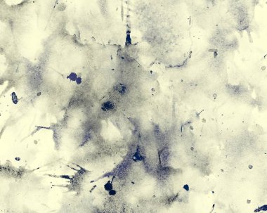 grunge soyut suluboya darbeleri ve boya fırçaları deseni