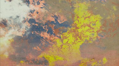 Metin için yeri olan boya lekeleriyle soyut arkaplan