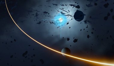 parlaklık ile renkli soyut gökyüzü arka plan