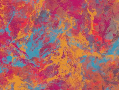 Arkaplanda soyut renkli lekeler