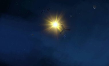 kozmos astronomi arka plan, evren