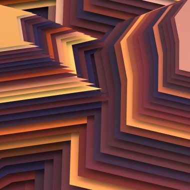 3 boyutlu illüstrasyon. Web modern fon. Renkli desen. Soyut geometrik şekiller. arkaplan.