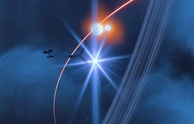 Soyut alan koyu arka plan  