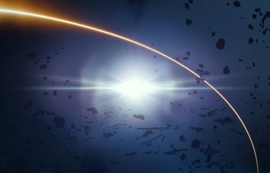 Soyut alan koyu arka plan  