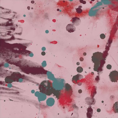 Metin için yeri olan boya lekeleriyle soyut arkaplan