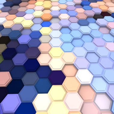 3 boyutlu illüstrasyon. Web modern fon. Renkli desen. Soyut geometrik şekiller. arkaplan.