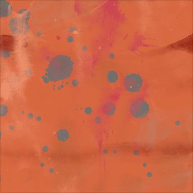 grunge soyut suluboya darbeleri ve boya fırçaları deseni