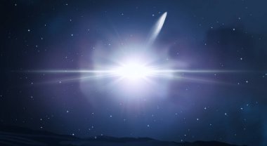 parlaklık ile renkli soyut gökyüzü arka plan