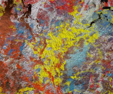 Metin için alanı olan renkli boya arkaplanı