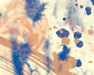 grunge suluboya darbeleri ve kopya alanı ile arka plan lekeleri 