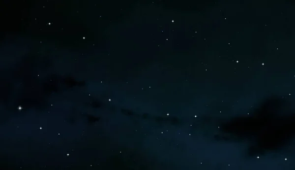 星とガスで満たされた宇宙 遠い宇宙イラスト — ストック写真