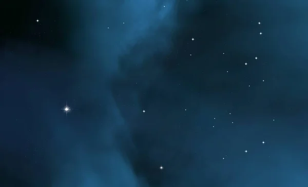 Ilustración Fondo Espacial Interestelar Profundo Estrellas Planetas Lunas Cometas Varios — Foto de Stock