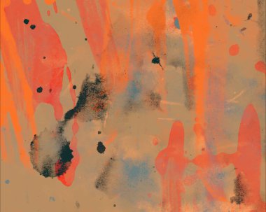 grunge suluboya darbeleri ve kopya alanı ile arka plan lekeleri 