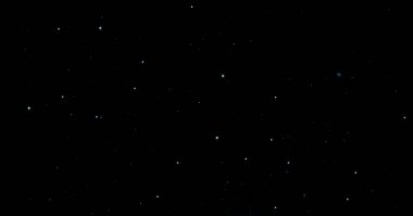 Evren yıldız ve gazla dolu. Uzak evren İllüstrasyon.  