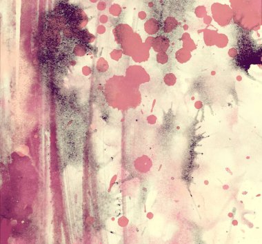 grunge suluboya darbeleri ve kopya alanı ile arka plan lekeleri 