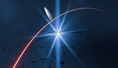 Soyut alan koyu arka plan  