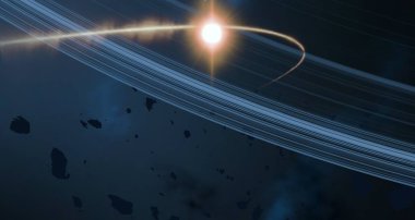 Soyut alan koyu arka plan  