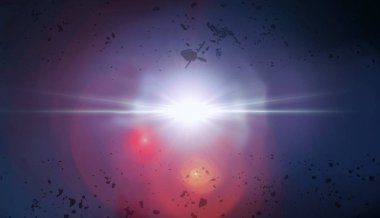 parlaklık ile renkli soyut gökyüzü arka plan