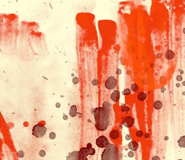 grunge suluboya darbeleri ve kopya alanı ile arka plan lekeleri 