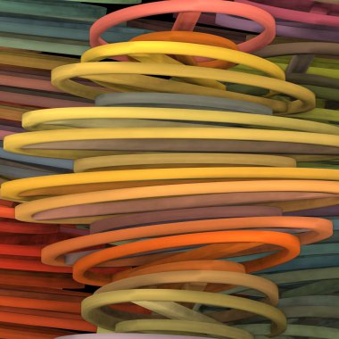 3 boyutlu illüstrasyon. Web modern fon. Renkli desen. Soyut geometrik şekiller. arkaplan.