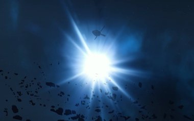 Soyut alan koyu arka plan  