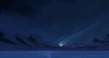 parlaklık ile renkli soyut gökyüzü arka plan