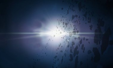 Soyut alan koyu arka plan  